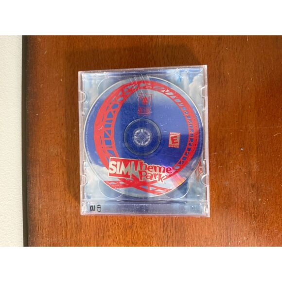 Vintage 2000 Original Sim Theme Park Video Game Disc - Picture 1 of 3